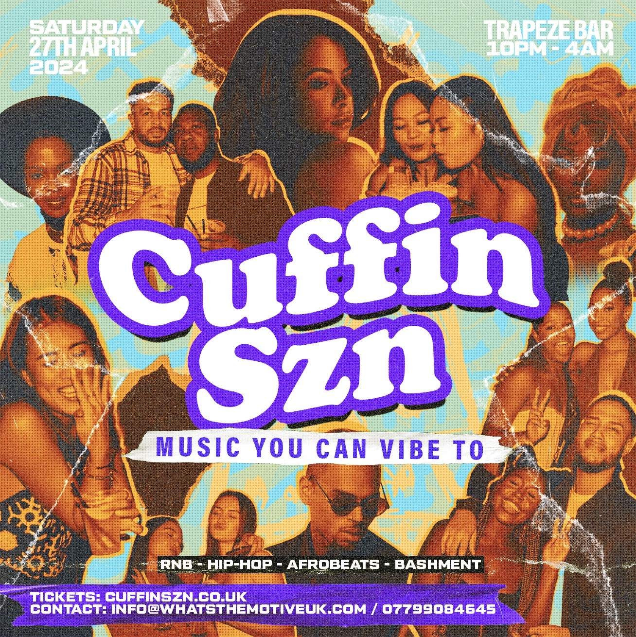 CUFFIN SZN - RnB, Hip-Hop, Afrobeats For U to Vibe to - Página frontal