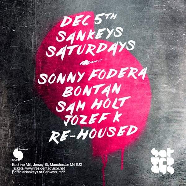 Sankeys Saturdays - Sonny Fodera, Bontan, Sam Holt, Jozef K - Página frontal