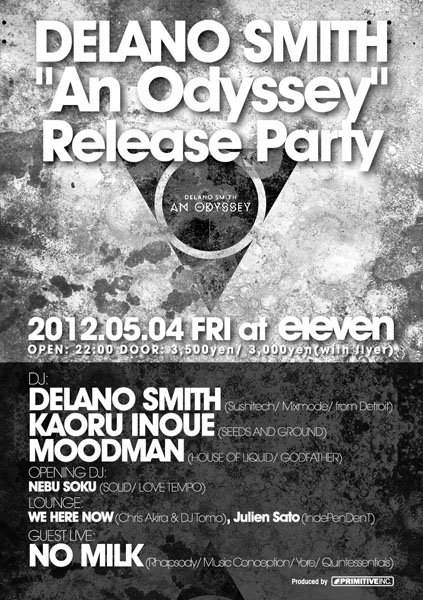Delano Smith 'An Odyssey' Release Party - フライヤー表
