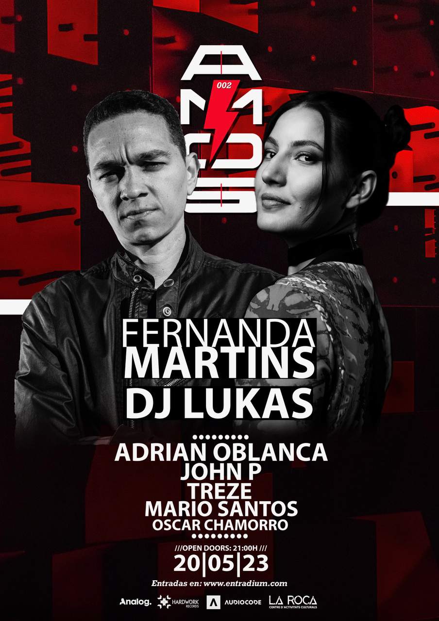 AMOS presents Fernanda Martins & DJ Lukas - フライヤー表