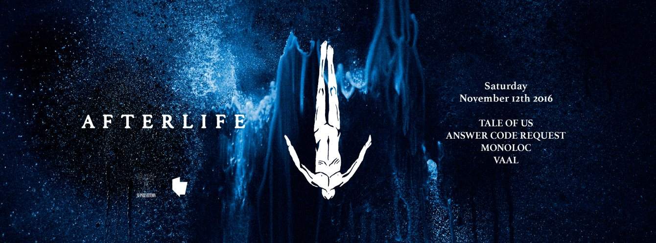Afterlife - Tale Of Us, Answer Code Request, Monoloc, Vaal (Sold Out) - Página frontal
