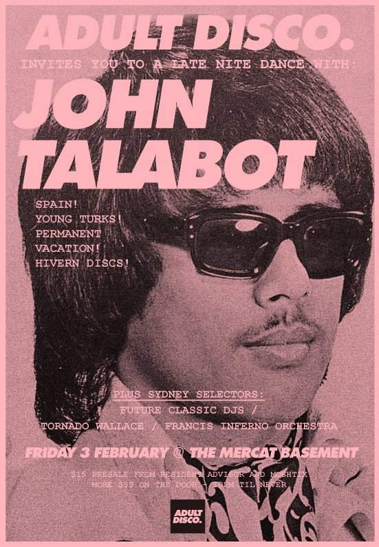 Adult Disco presents John Talabot - Página frontal
