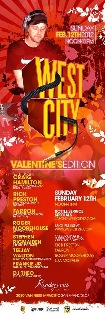 West City Valentine's Edition - フライヤー表