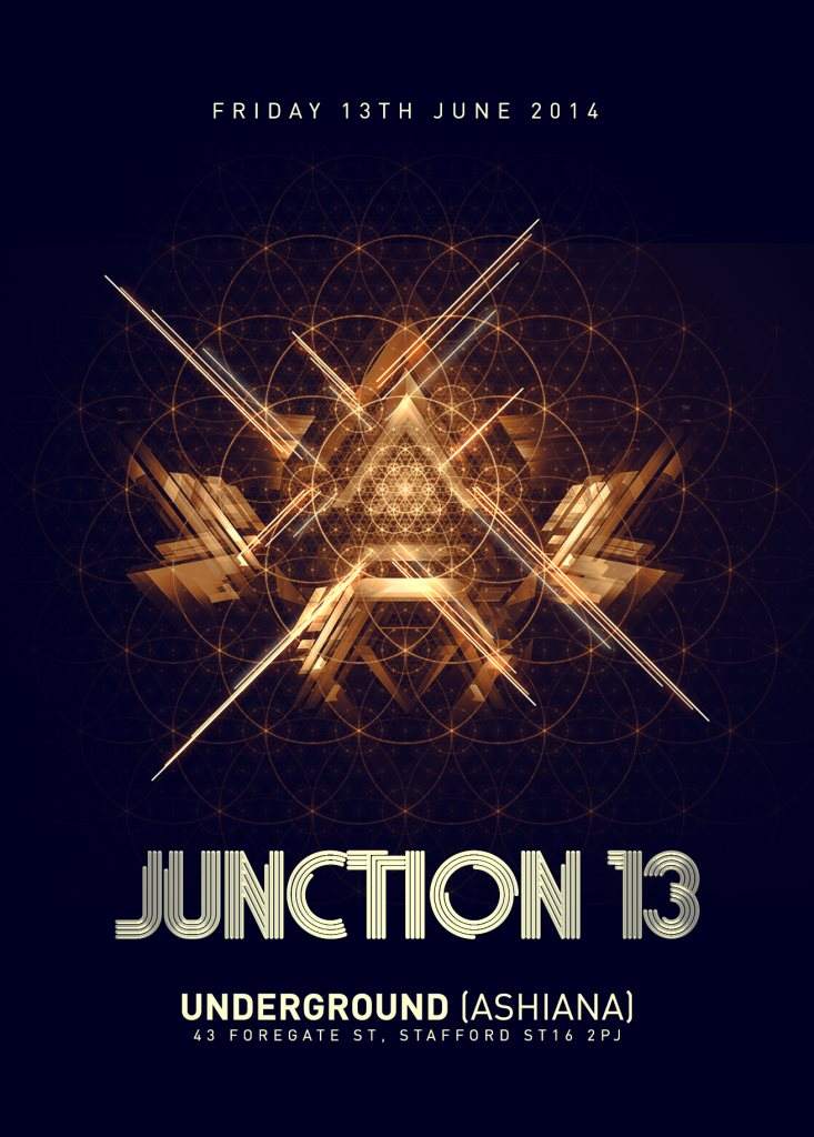 Junction 13 presents Arun Verone & X5 Dubs - フライヤー表