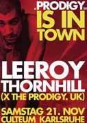 X The Prodigy Dj Is In Town with Leeroy Thornhill, Projektklangform, Liupin - Página frontal
