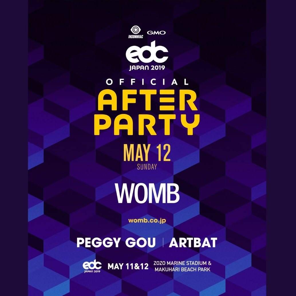 EDC Japan 2019 Official After Party - Página frontal