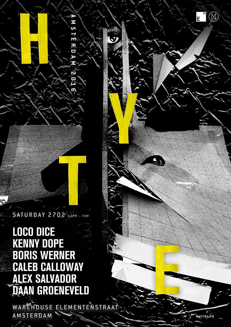 HYTE Amsterdam Weekender - Loco Dice, Kenny Dope & More - Página frontal