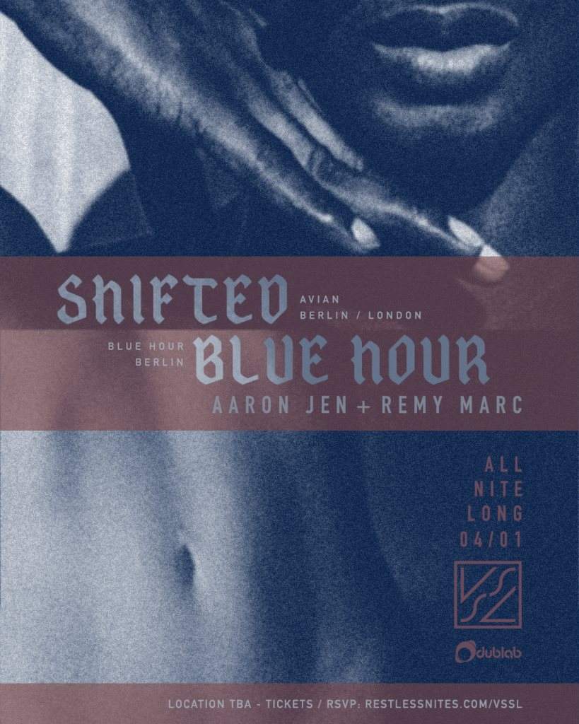 Vssl: Shifted, Blue Hour, Aaron J & Remy Marc - Página frontal