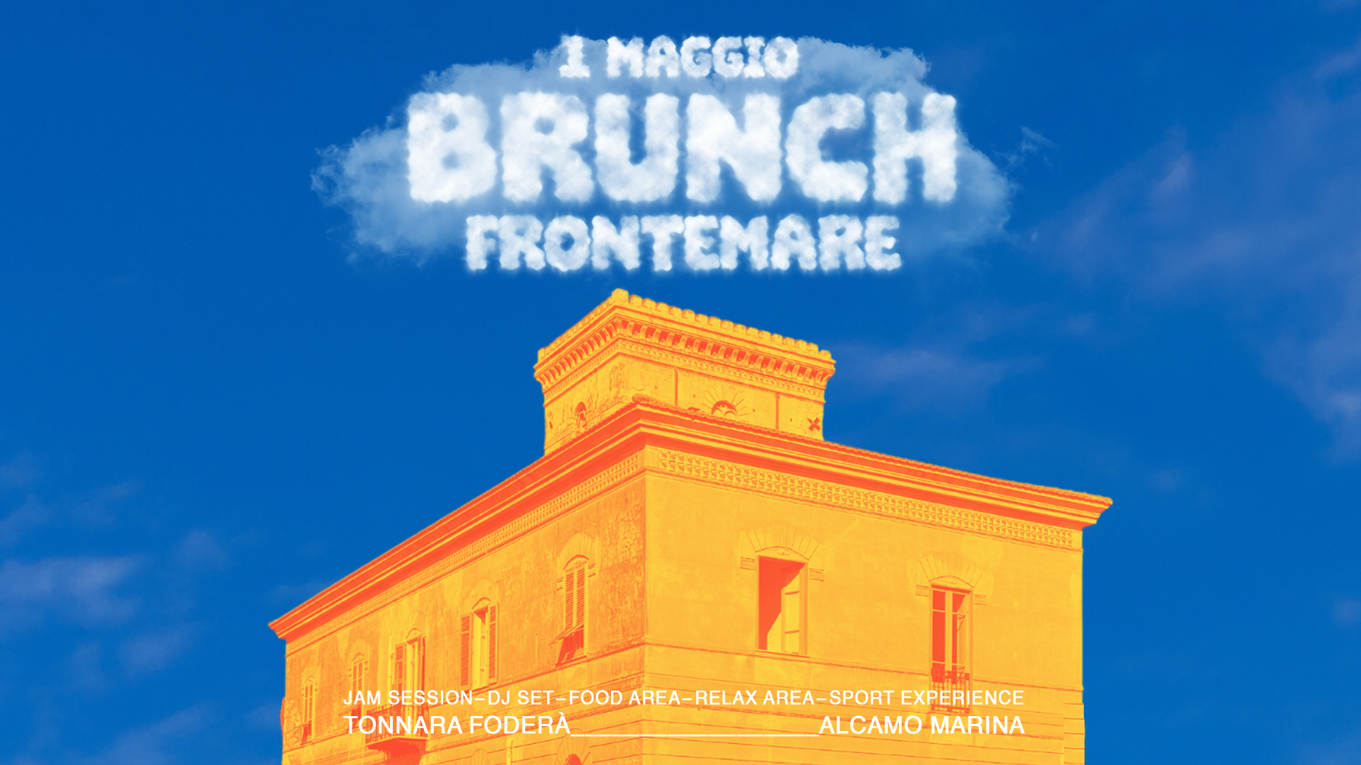 BRUNCH FRONTEMARE - 1 Maggio - フライヤー表