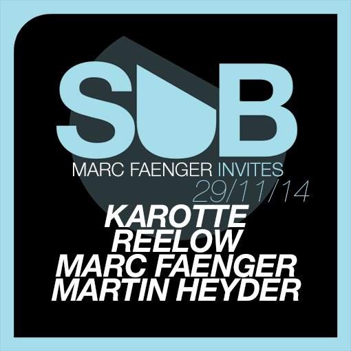 SUB - Marc Faenger Invites... Karotte - フライヤー表