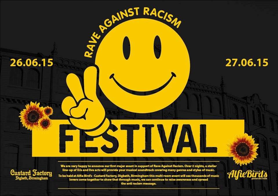 Rave Against Racism Festival - フライヤー表
