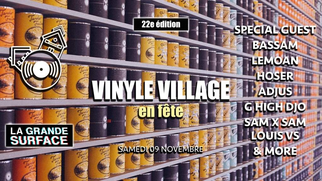 Vinyle Village en Fête - Página frontal