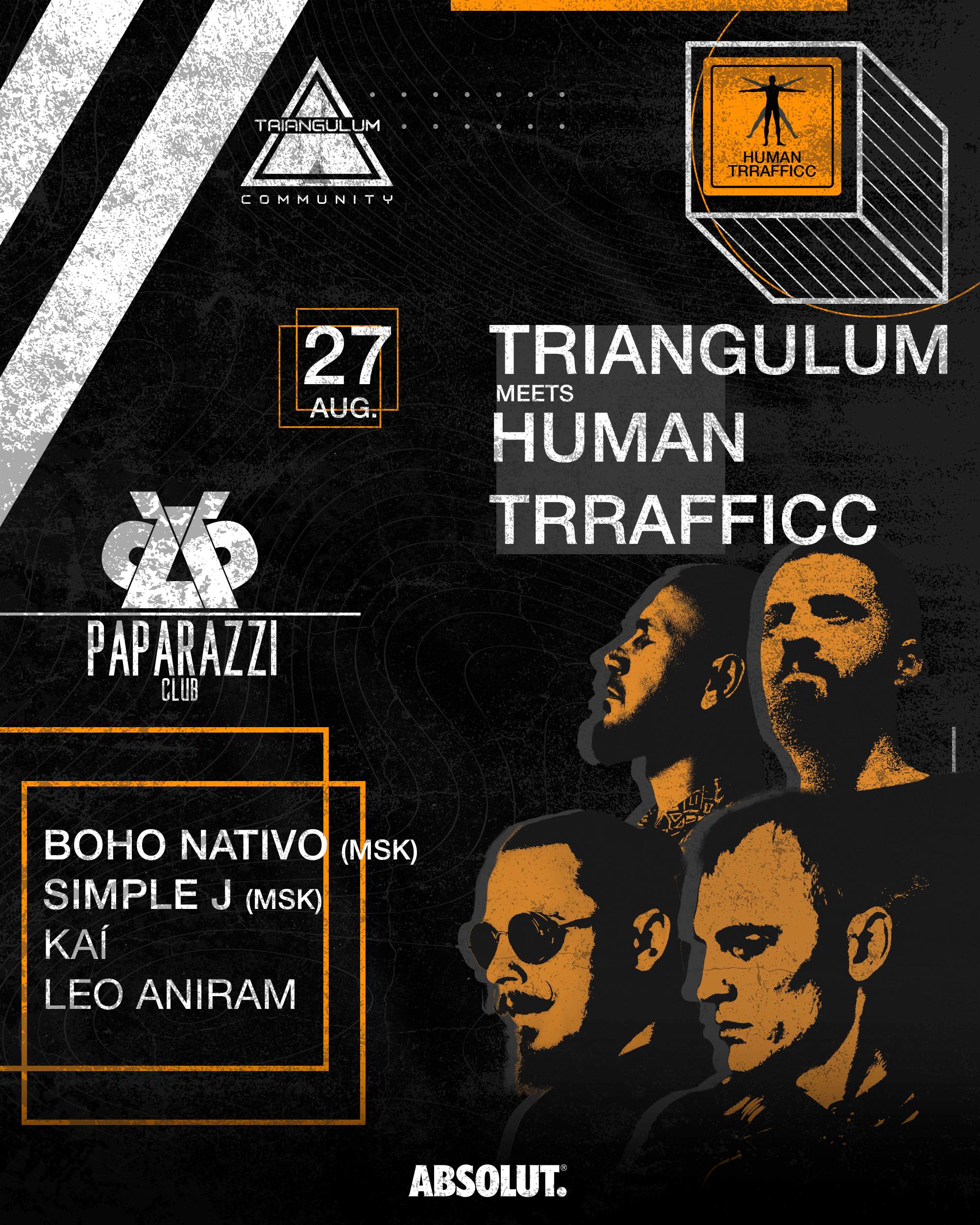 triangulum Meets Human Trrafficc Paparazzi Yerevan - フライヤー表