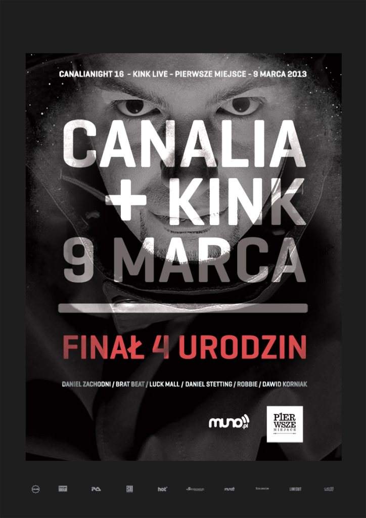 Canalia Night 16: Kink - フライヤー表