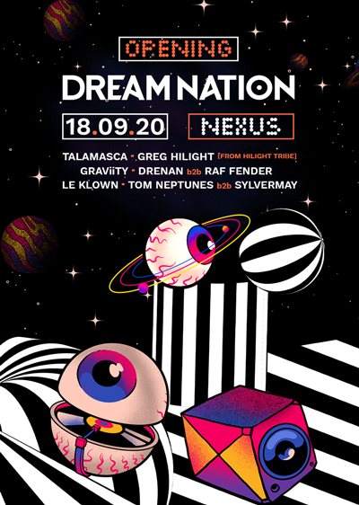 18 Septembre 2020 // Opening ● Dream Nation Festival // Paris - フライヤー表