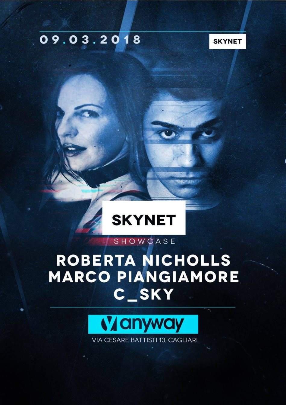 Skynet Showcase feat. Roberta Nicholls, Marco Piangiamore - フライヤー表