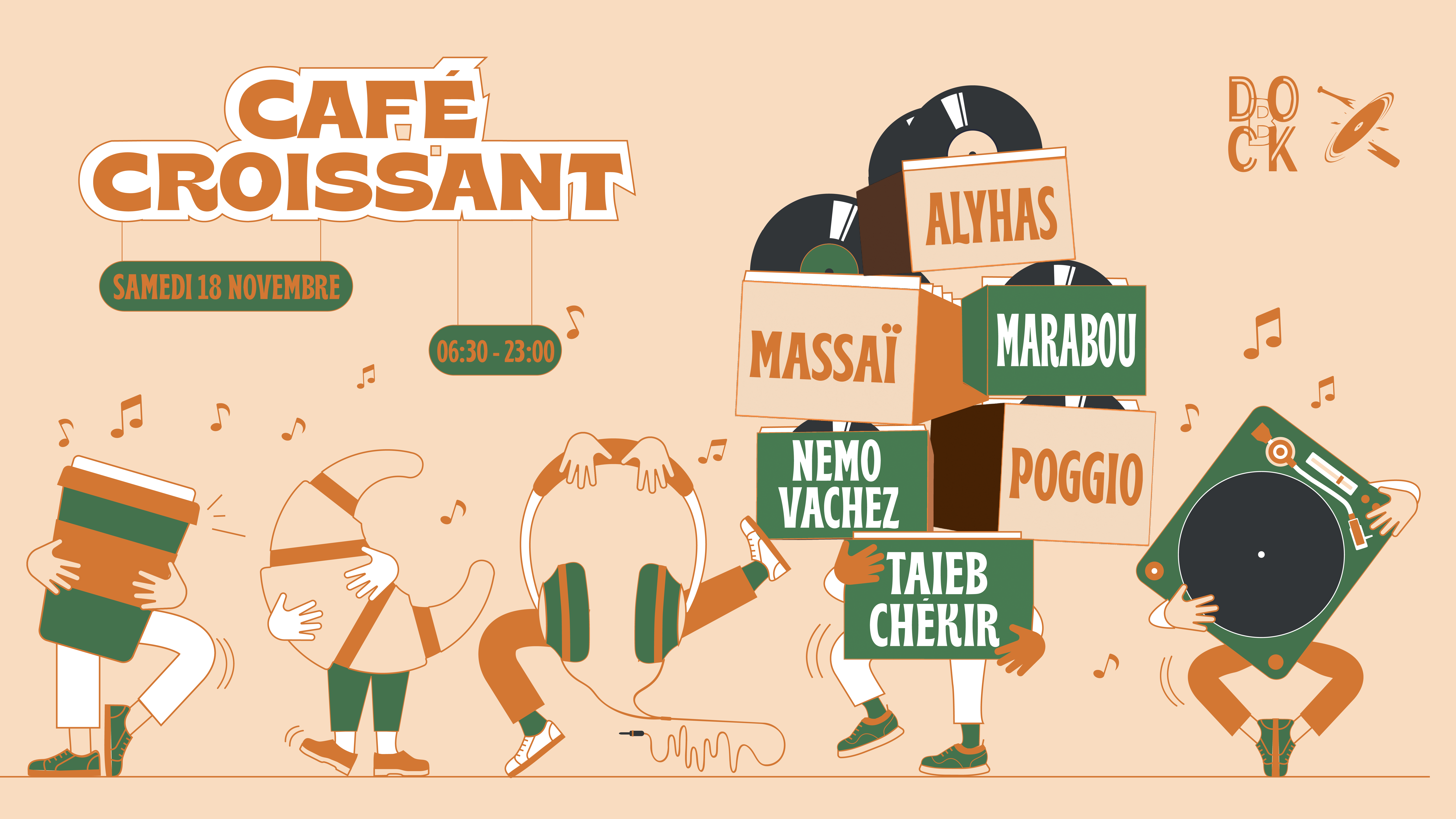 Café Croissant ± (a-z): Alyhas - Marabou - Massaï - Nemo Vachez - Poggio - Taieb Chékir - Página frontal