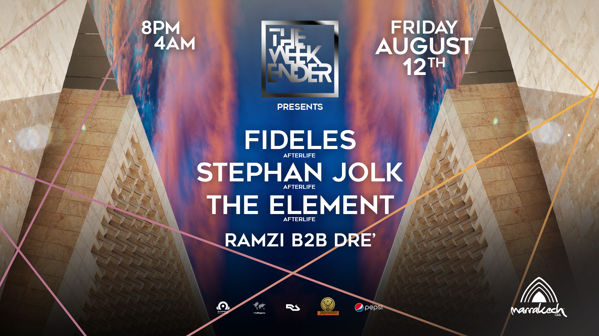 The Weekender present Fideles - Stephan Jolk - The Element  - フライヤー裏