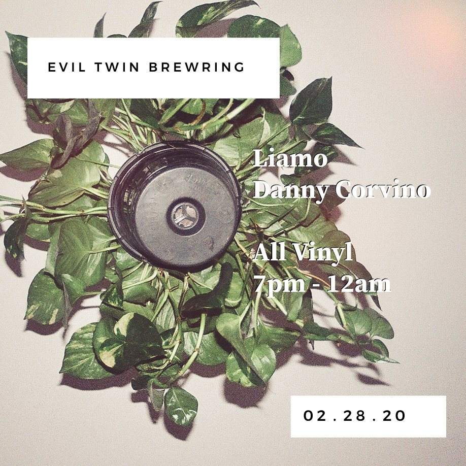 All Vinyl at Evil Twin Brewing - フライヤー表