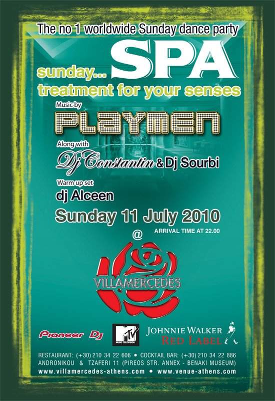 Sunday Spa Playmen - Página frontal