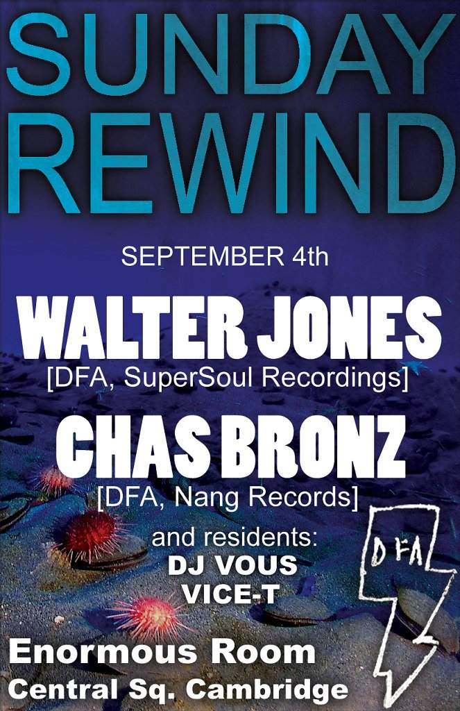Sunday Rewind with Walter Jones and Chas Bronz - Página frontal