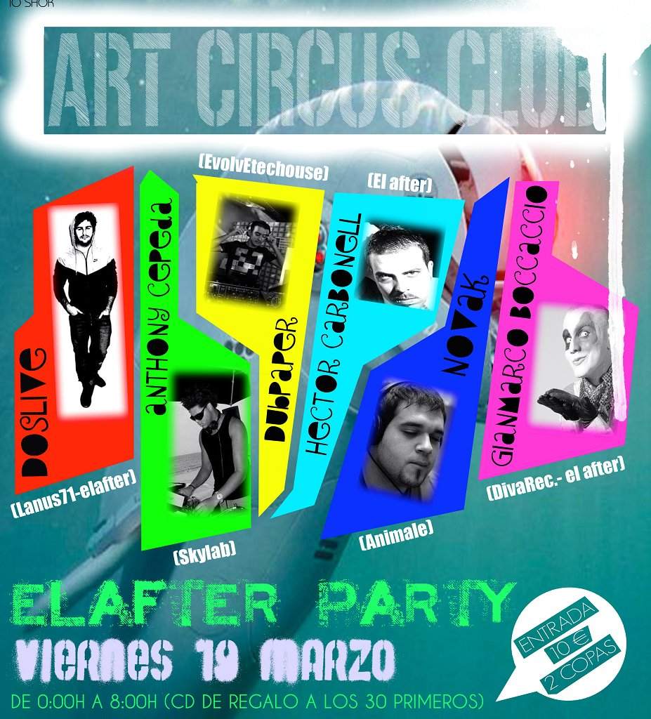 Art Circus Club present El After Party - フライヤー表