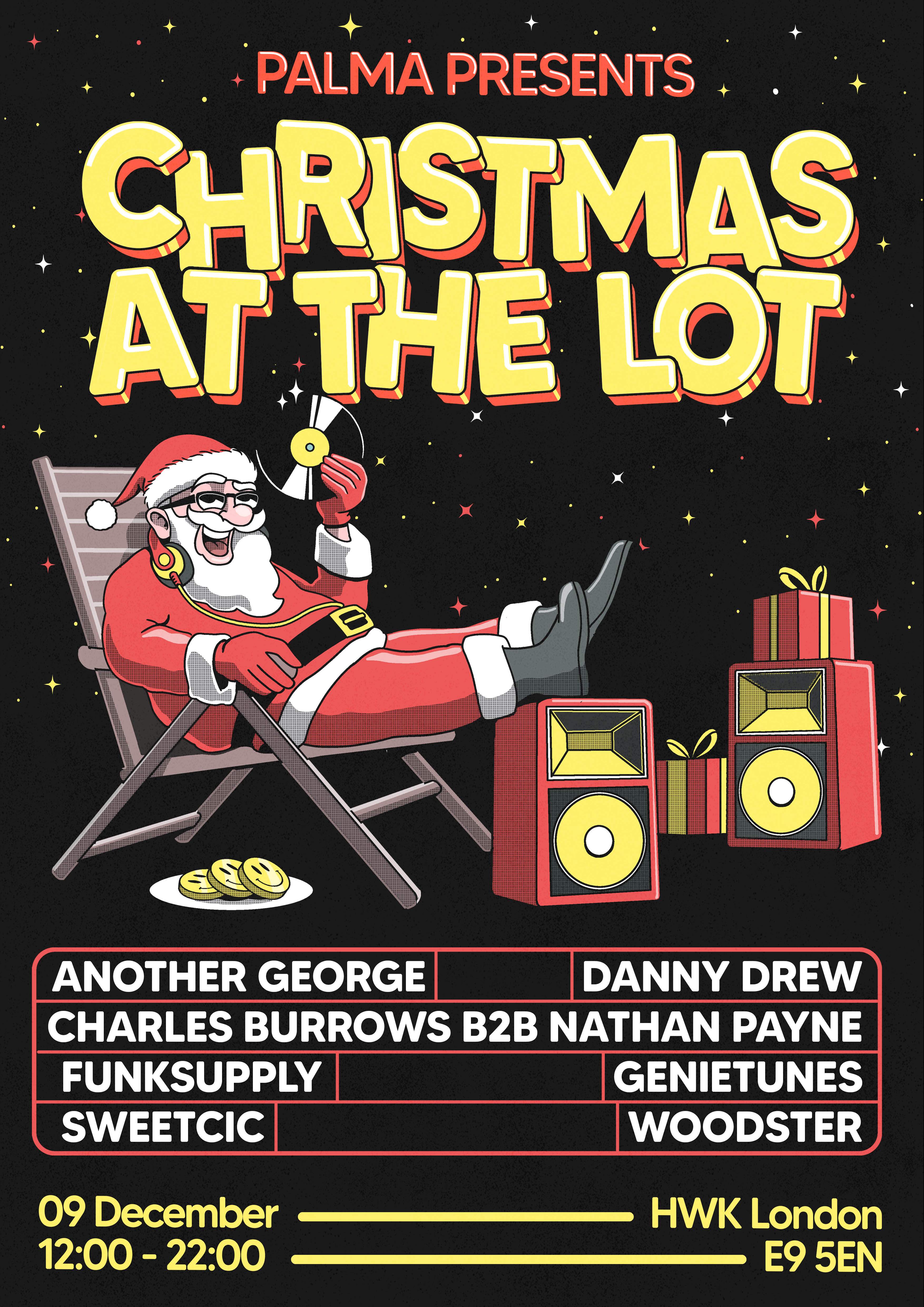 [SOLD OUT] Palma Presents: Christmas at the Lot - フライヤー裏