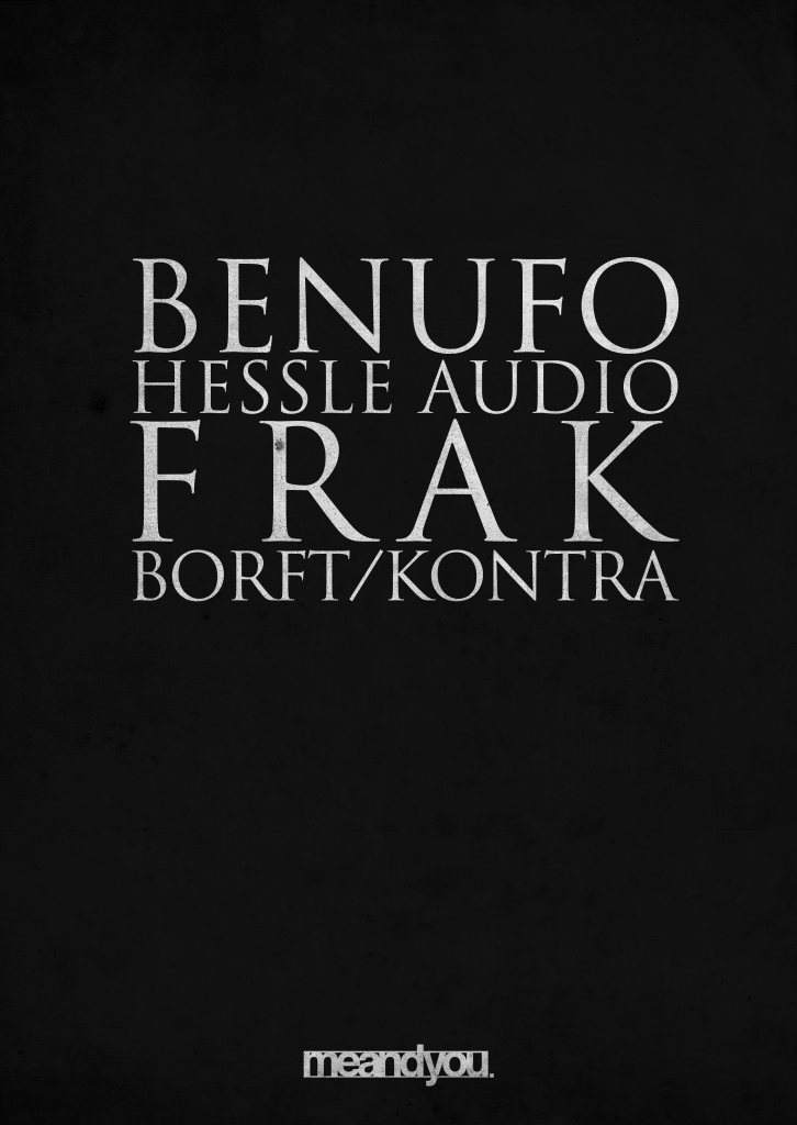 Meandyou. presents Ben Ufo & Frak - Página frontal