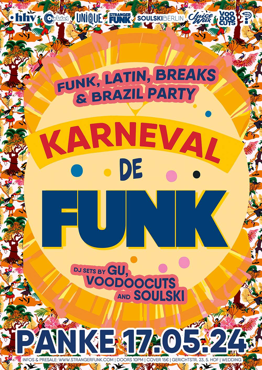 Karneval de Funk w/ Gu (Our Label) and Voodoocuts (Juice on Wax) - Página frontal
