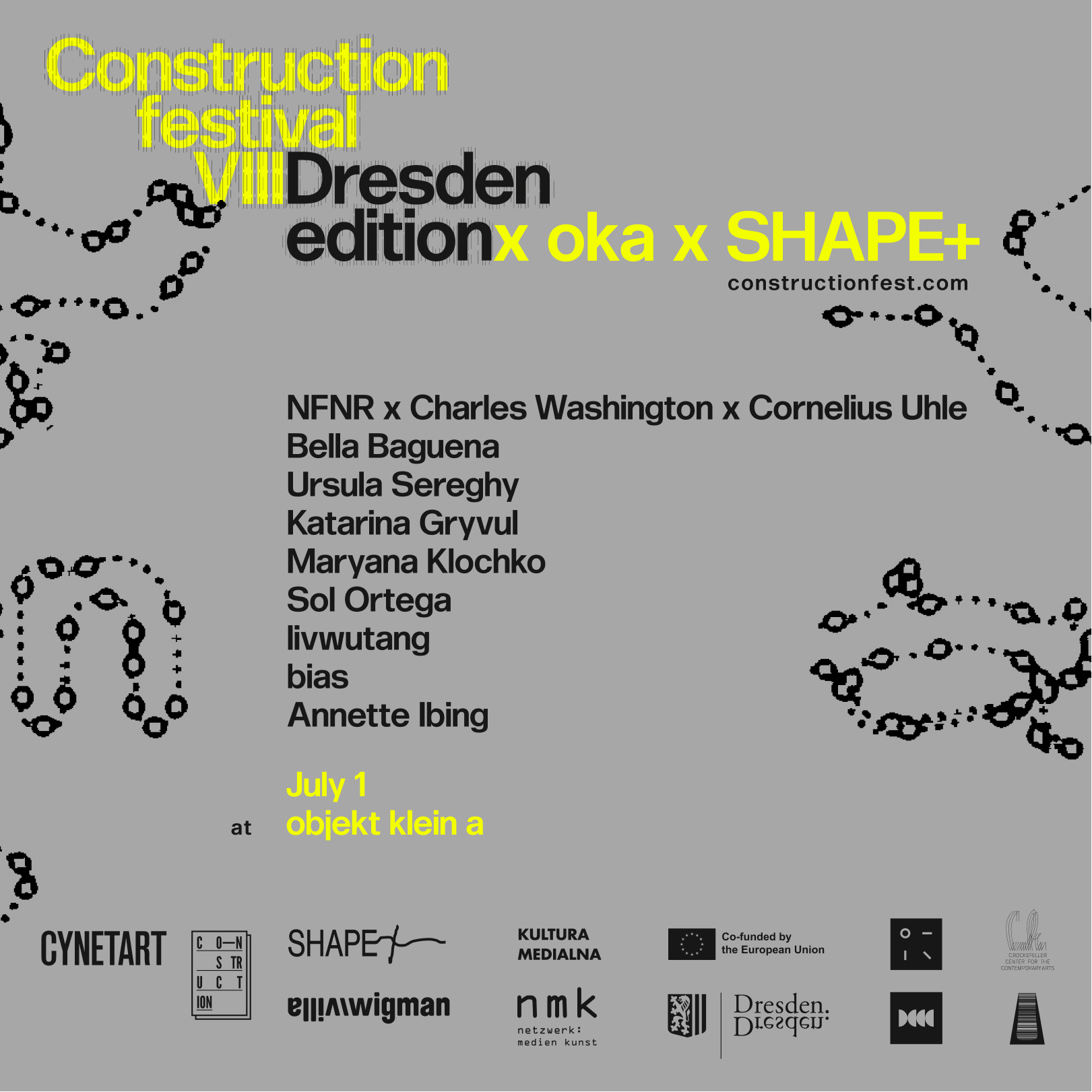 Construction festival VIII ✕ oka ✕ Shape - Página frontal