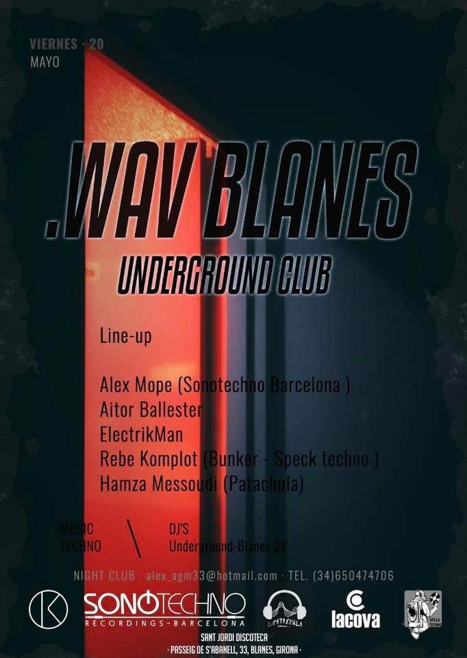 .Wav Blanes Underground Club - Página trasera