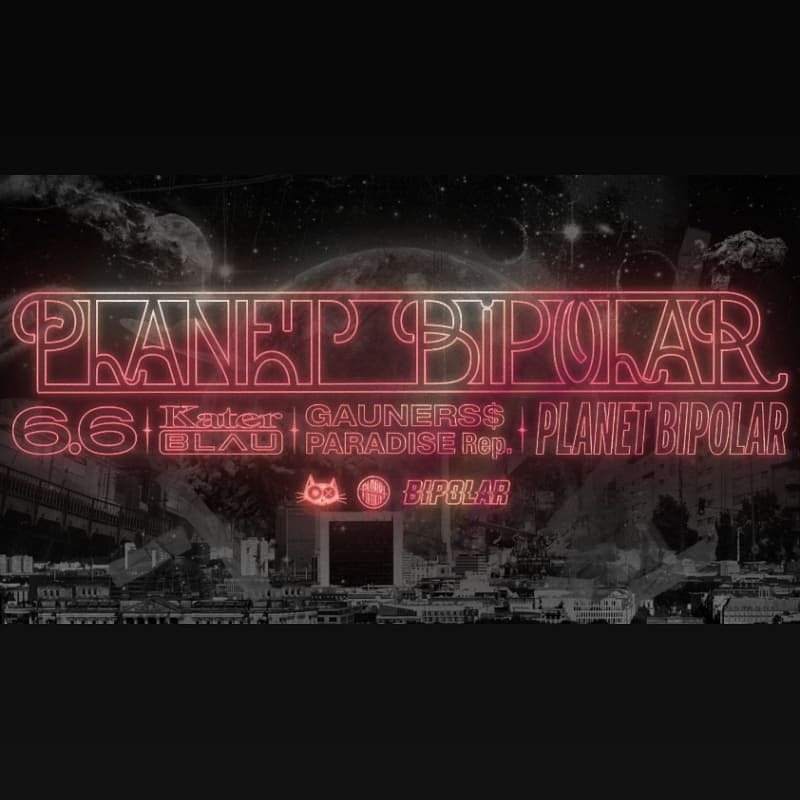 Gauner$Paradise Rep. Planet Bipolar - Planet030 x Bipolar Berlin - Página frontal
