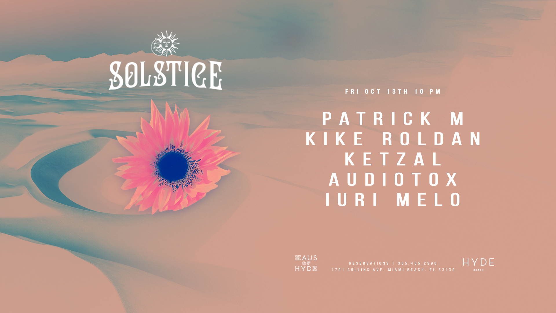 HAUS OF HYDE PRESENTS: SOLSTICE TRIBE - フライヤー表