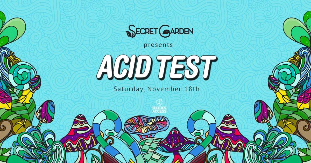Acid Test by Secret Garden - フライヤー表