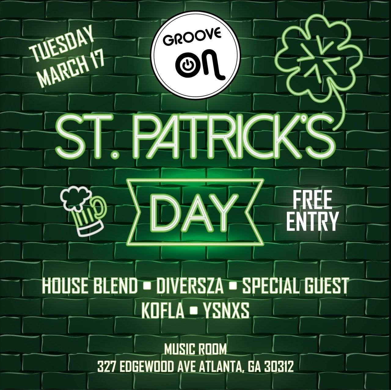 Cancelled*** Groove On St.Patrick's Day - Página frontal