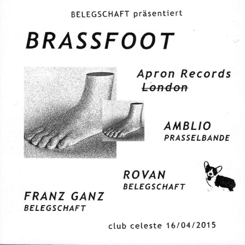 Belegschaft with Brassfoot - フライヤー表