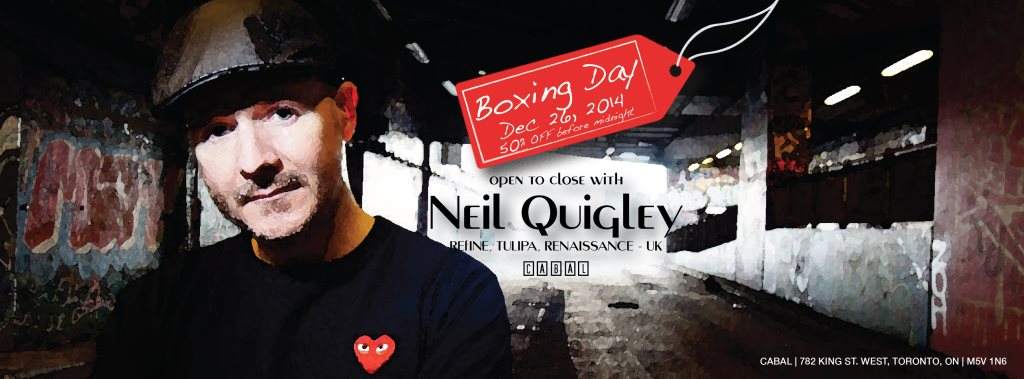 Boxing Day with Neil Quigley - Página frontal