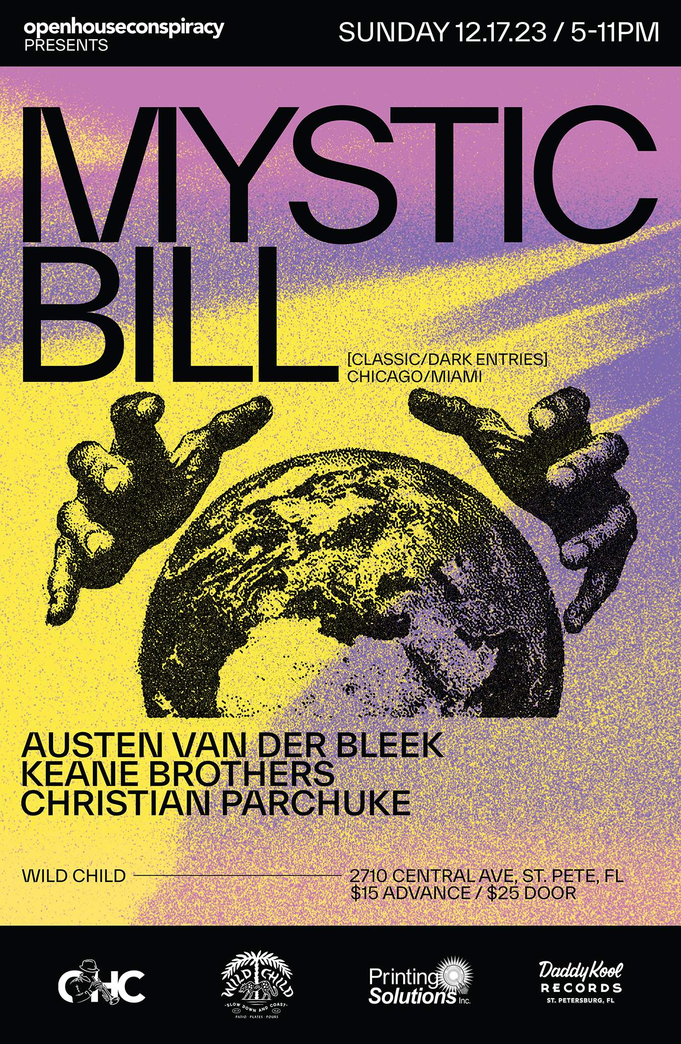 Sunday Open Air with Mystic Bill (Chicago/Miami) - フライヤー表