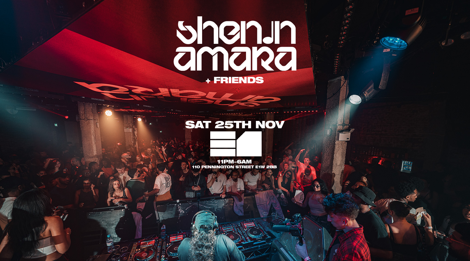 Shenin Amara + Friends - フライヤー表
