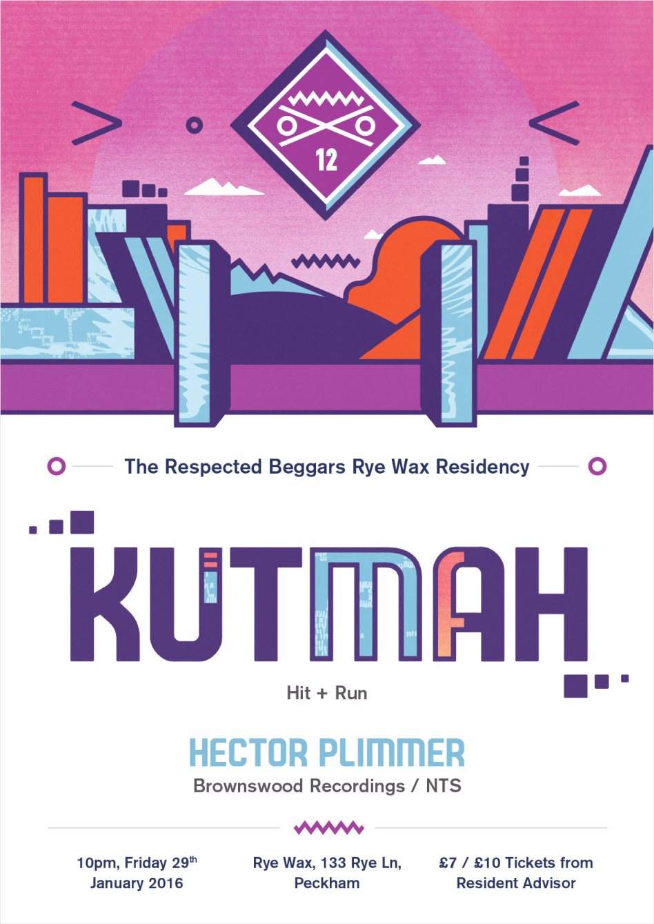 The Respected Beggars Rye Wax Residency with Kutmah & Hector Plimmer - Página frontal