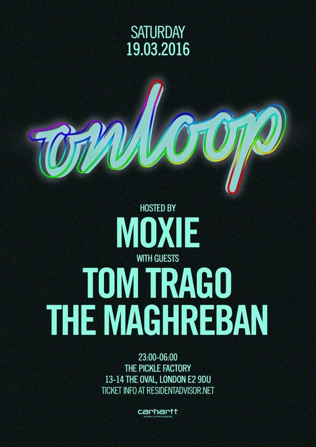 Moxie Pres. On Loop with Tom Trago & The Maghreban - Página trasera