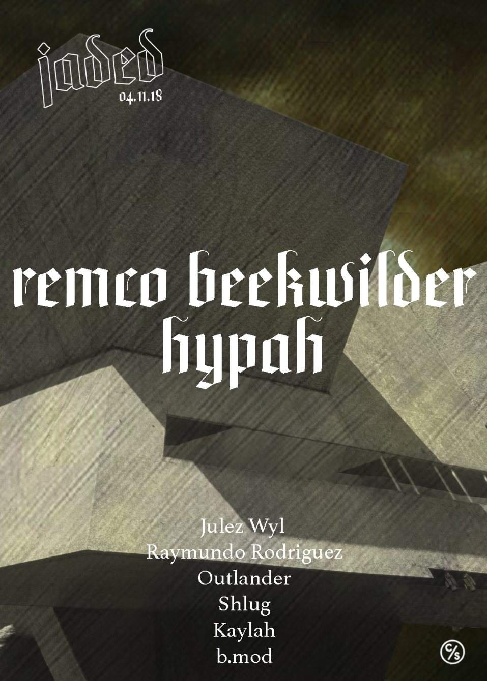 Jaded with Remco Beekwilder & Hypah - Página trasera