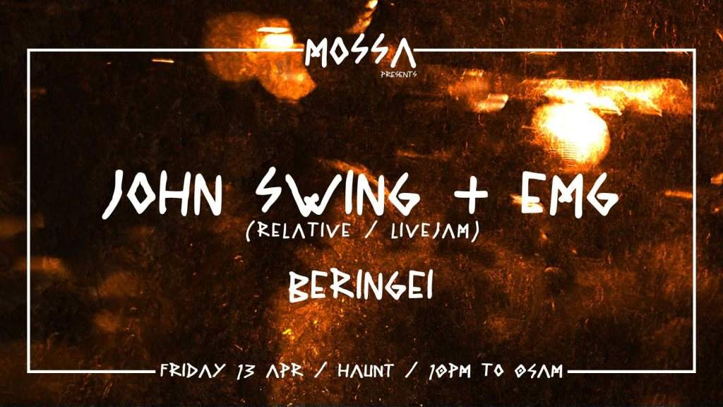 MOSSA w/ John Swing & EMG - フライヤー表