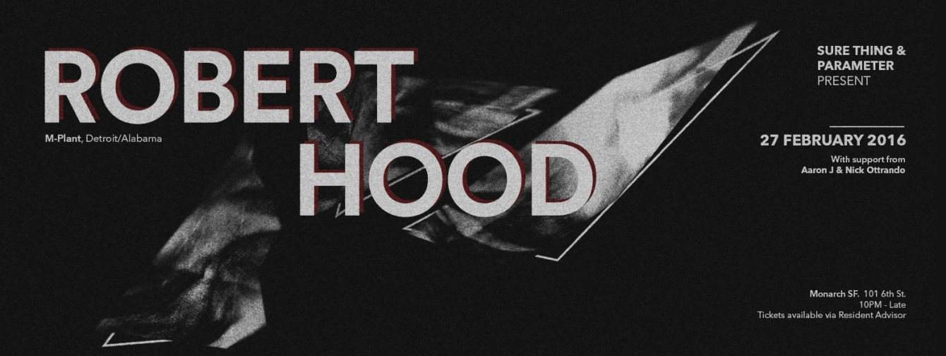 Parameter & Sure Thing: Robert Hood - Página frontal