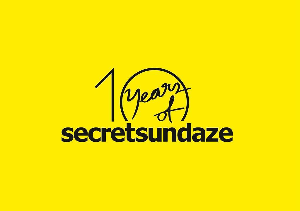 10 Years Of Secretsundaze - Bank Holiday Special - Página frontal