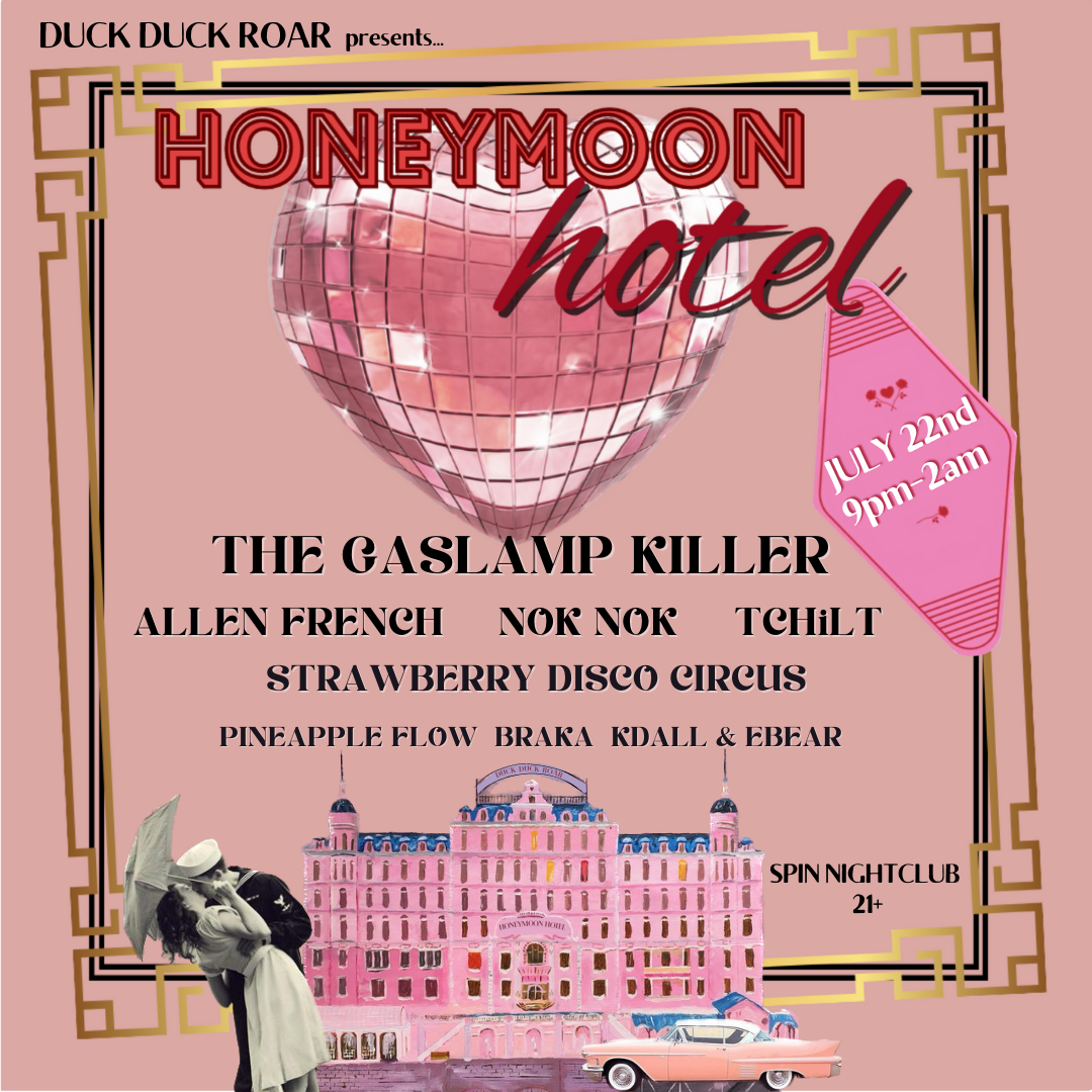 DuckDuckRoar presents: Honeymoon Hotel - フライヤー表