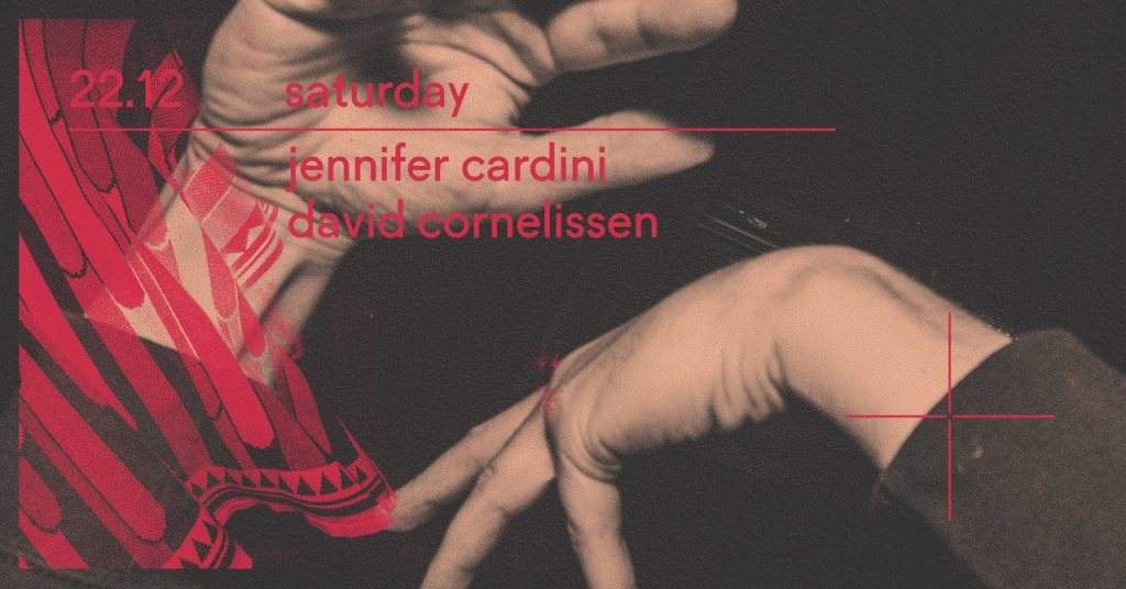Club Night: Jennifer Cardini & David Cornelissen - フライヤー表