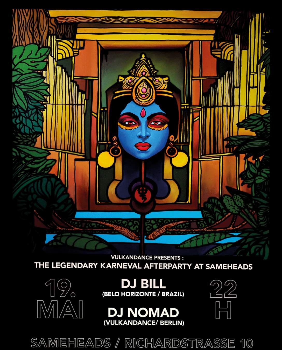 VULKANDANCE presents Dj Bill & DJ Nomad - The Legendary Karneval afterparty - Página frontal