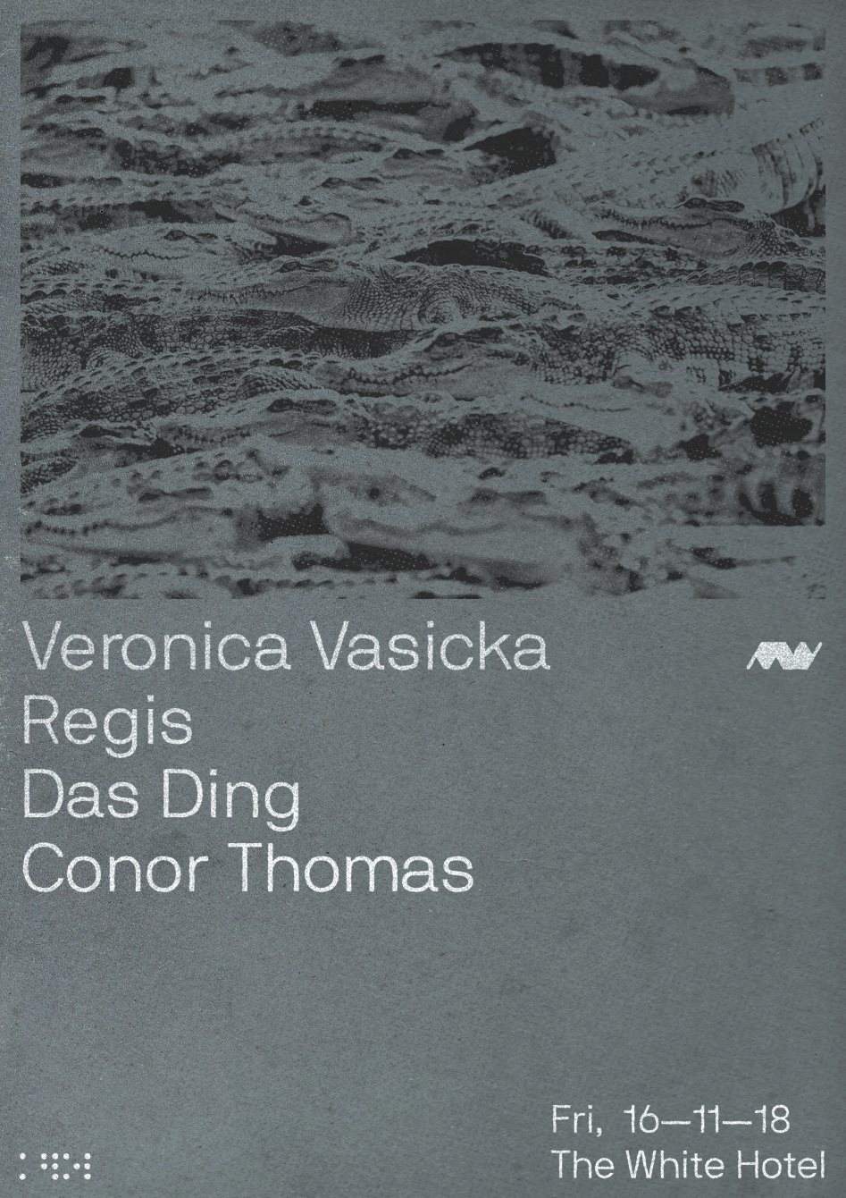 P13 presents Minimal Wave #2 - Veronica Vasicka / Regis / Das Ding / Conor Thomas - Página frontal