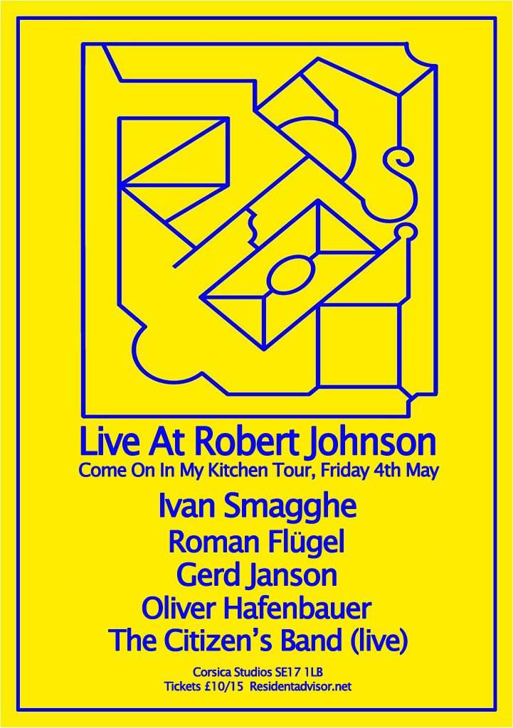 Live At Robert Johnson with Ivan Smagghe, Roman Flugel - フライヤー表